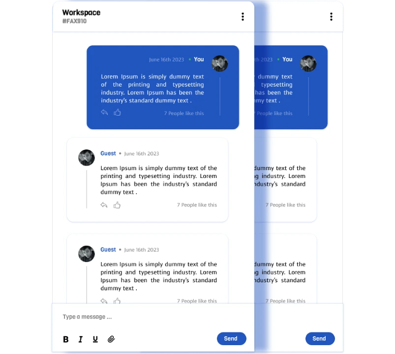 ComboX - Flutter chatbox and comment box widget | Thumbnail