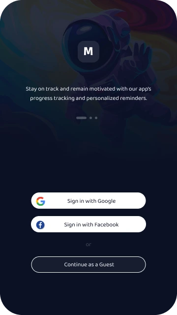 Milestones Login Page